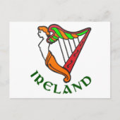 Irish Harp briefkaart (Voorkant)