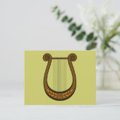 Irish Harp Briefkaart (Staand voorkant)