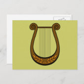 Irish Harp Briefkaart (Voorkant / Achterkant)