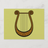 Irish Harp Briefkaart (Voorkant)