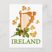 IRISH HARP BRIEFKAART (Voorkant)