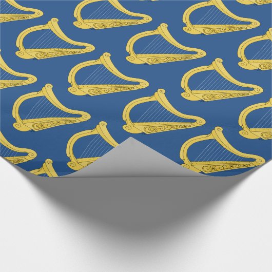 Irish Harp Cadeaupapier (Hoek)