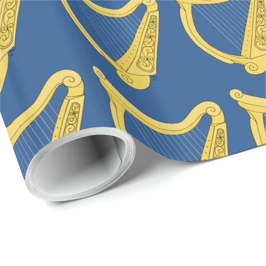 Irish Harp Cadeaupapier (Rol Hoek)