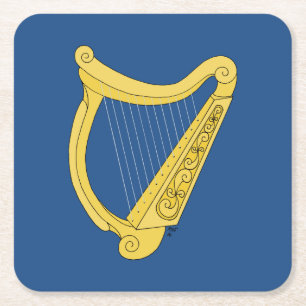 Irish Harp Kartonnen Onderzetters