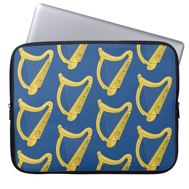 Irish Harp Laptop Sleeve (Voorkant)