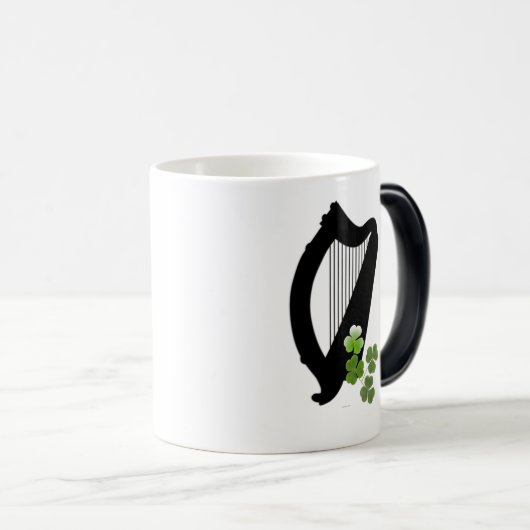 Irish Harp Magische Mok (Voorkant rechts)