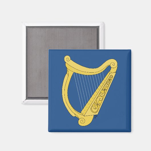 Irish Harp Magneet (Voorkant / Achterkant)