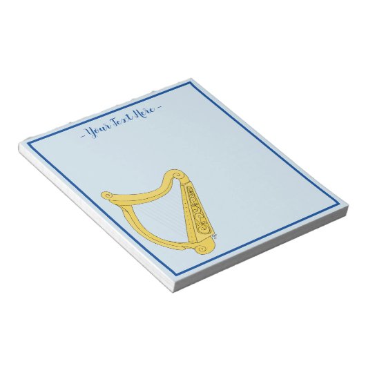 Irish Harp Notitieblok (Schuin)