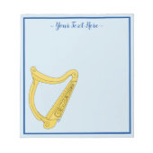 Irish Harp Notitieblok (Voorkant)
