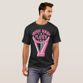 Irish Harp Player Harp T-shirt (Voorkant volledig)