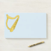 Irish Harp Post-it® Notes (Op bureau)