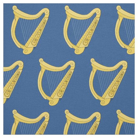 Irish Harp Stof (Swatch)