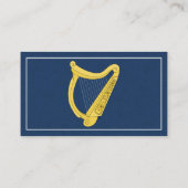 Irish Harp Visitekaartje (Achterkant)