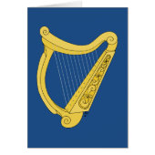 Irish Harp Wenskaart (Voorkant)