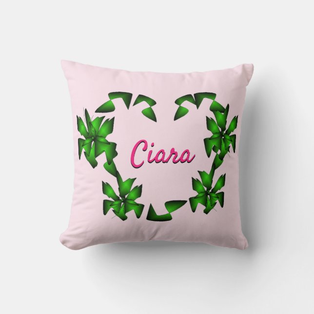 Irish Heart Ciara Baby Blanket Kussen (Voorkant)