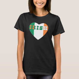 Irish Heart Ireland I love Irleand St Patrick T-shirt