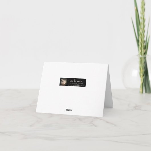 Irish Heart Notitiekaartje (Achterkant)