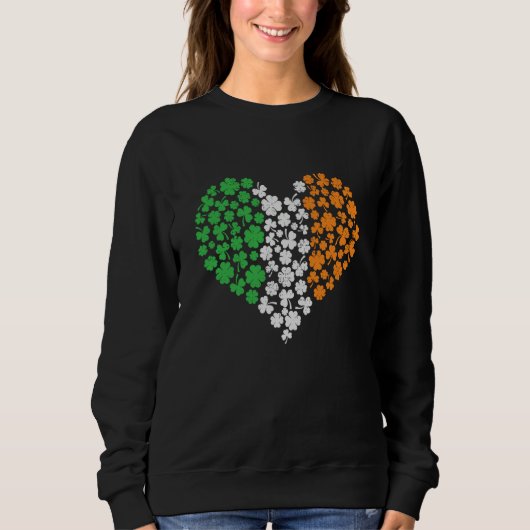 Irish Heart St Patricks Day Trui (Voorkant)
