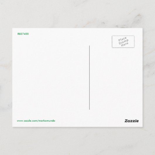 Irish Hearts Greeting, St. Patrick's Day  Briefkaart (Achterkant)