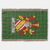 Irish Heath Coat of Arms Family Crest Ireland Deken (Voorkant)