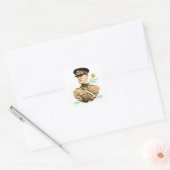 Irish Hero afbeelding voor Square-Stickers-Glossy Vierkante Sticker (Envelop)