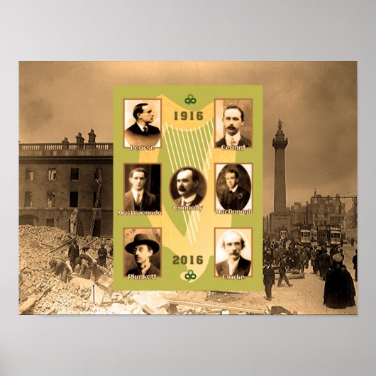 Irish Heroes afbeelding voor poster (Voorkant)