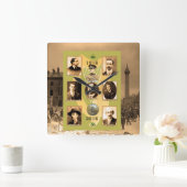 Irish Heroes image for Square-Wall-Clock Vierkante Klok (Huis)