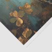 Irish Highland Koe Rustieke Boho Boerderij Decoupa Tissuepapier (Detail)