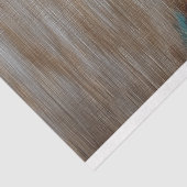 Irish Highland Koe Rustieke Boho Boerderij Decoupa Tissuepapier (Detail)