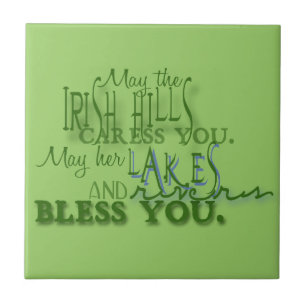 Irish Hills Blessing Tegeltje