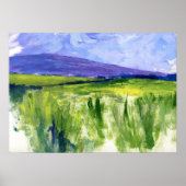Irish Hillside Painting Poster (Voorkant)