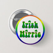 Irish Hippie Round Ronde Button 5,7 Cm (Voorkant /achterkant)