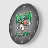 Irish Hockey Large Clock Grote Klok (Hoek)