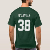 Irish Hockey (naam en nummer op achterzijde) T-shirt (Achterkant)