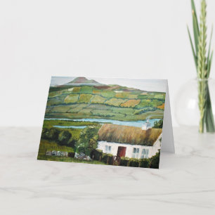 Irish Holiday Greeting Card, County Mayo Kaart
