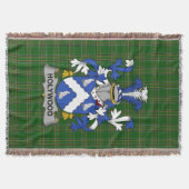 Irish Hollywood Coat of Arms Family Crest Ierland Deken (Voorkant)