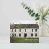 Irish home: Our door is always open postcard Briefkaart (Staand voorkant)