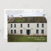 Irish home: Our door is always open postcard Briefkaart (Voorkant / Achterkant)