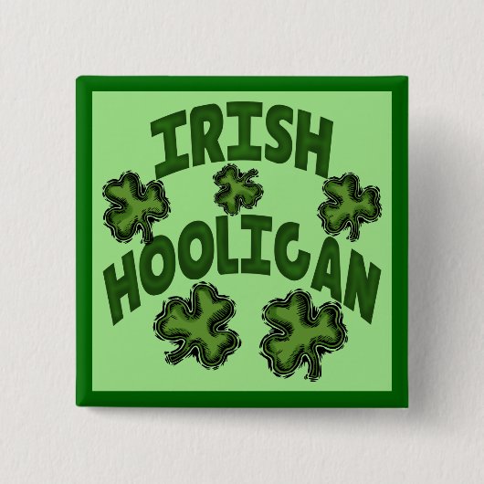 Irish Hooligan Button (Voorkant)