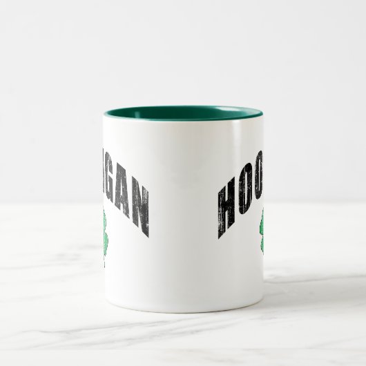 Irish Hooligan Gift Tweekleurige Koffiemok (Center)