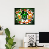 Irish Hooligan Skull: Harde hete hooligan 1 Poster (Thuiskantoor)