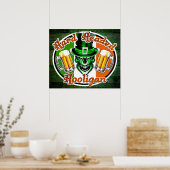 Irish Hooligan Skull: Harde hete hooligan 1 Poster (Keuken)