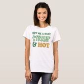 Irish & Hot St. Patrick's Day Damespaghetti Top (Voorkant volledig)