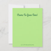 IRISH HOUND DOGS ST. PATRICK'S DAG GROENE BEER KAA (Achterkant)