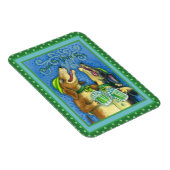 IRISH HOUND DOGS, ST. PATRICK'S DAG GROENE BEER MAGNEET (Rechterzijde)