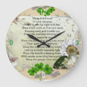 Irish House Blessing klok (Voorkant)