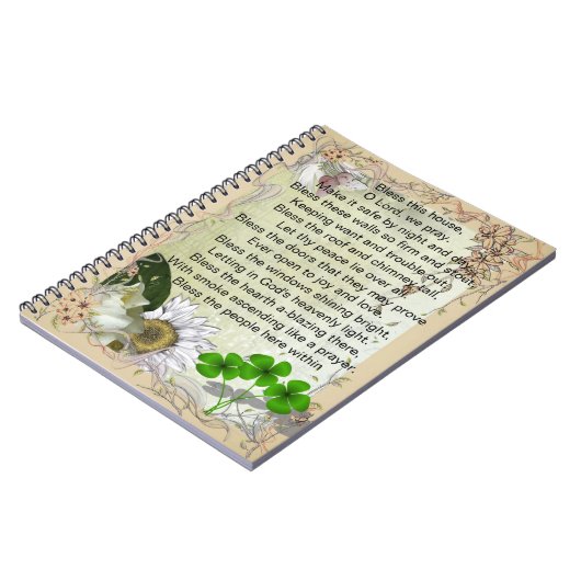 Irish House Blessing notitieboek (Linkerzijde)