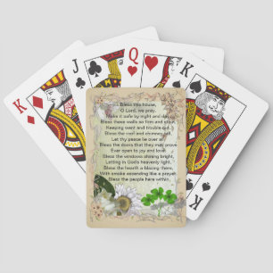 Irish House Blessing playcards Speelkaarten