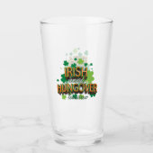 Irish Hungover Funny Glas (Voorkant)