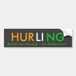 Irish Hurling Bumpersticker
